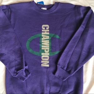 Purple Vintage 90’s Champion Brand Sweatshirt.